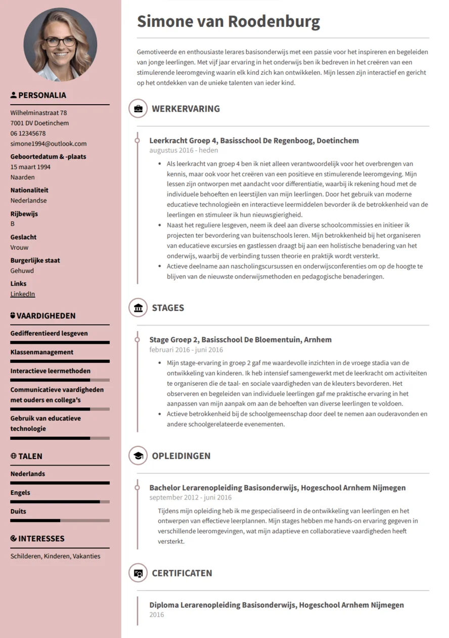 Cv Voorbeelden 2025 Gratis Cv voorbeeld Per Functie cv-voorbeelden-2025-gratis-cv-voorbeeld-per-functie